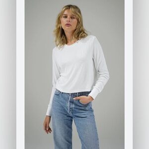 LNA Clothing Off White Bell Sleeve Women’s Top Size Large NWT Boho Rayon